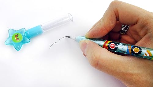 Miniatura 4 de TINYMILLS 24 lápices apilables de múltiples puntos Monster Truck con borrador para camión monstruo, fiesta de cumpleaños, premio, carnaval, bolsas