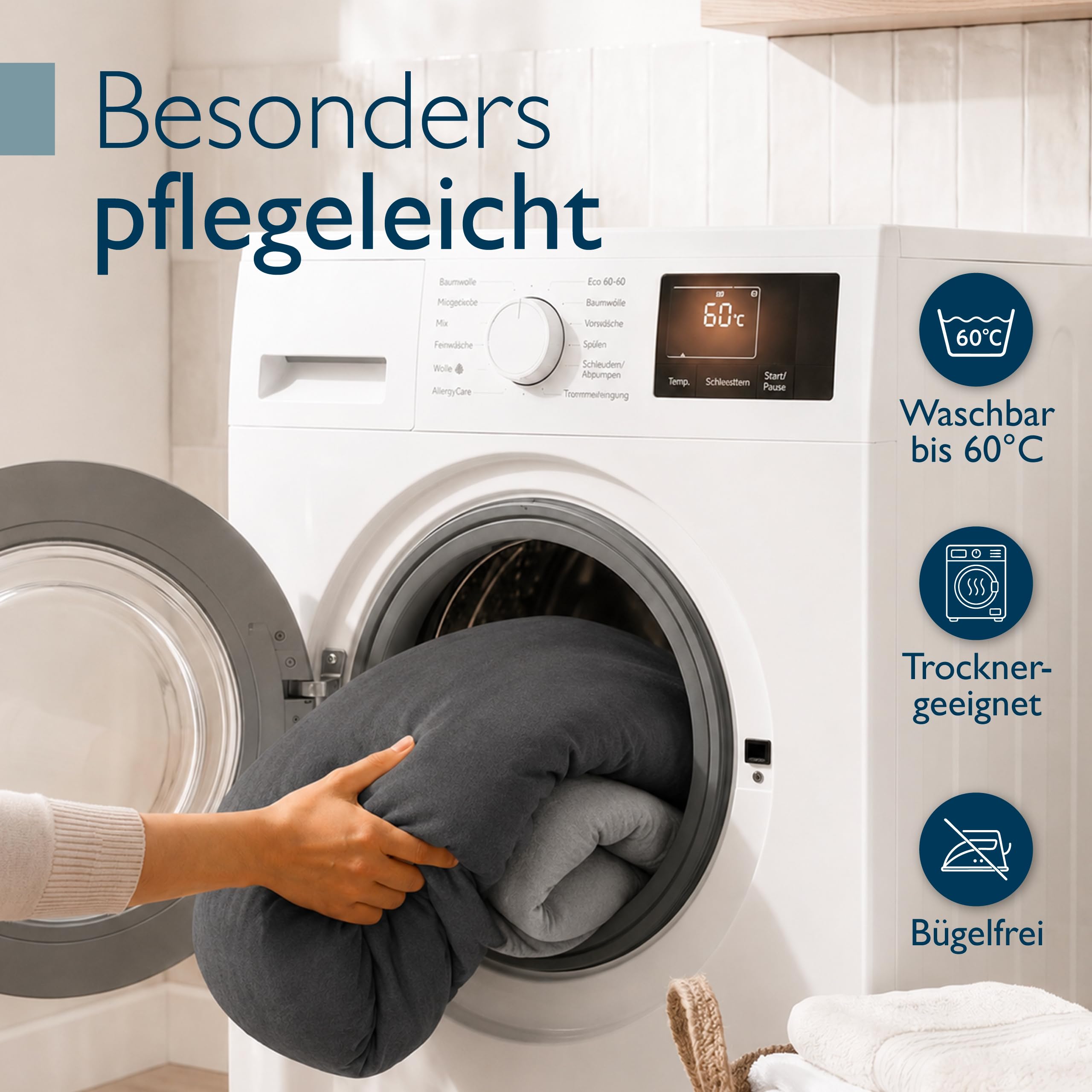 Beautissu Biber Bettwäsche 4tlg Winter Wendebettwäsche 100% Baumwolle