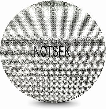 NOTSEK 49mm Puck Screen, Espresso Puck Screen for 49mm Portafilter, with Acrylic Storage Box, Resuable 1.7mm Thickness 150m, 316L Stainless Steel, Coffee Filter Screen for Espresso Machine