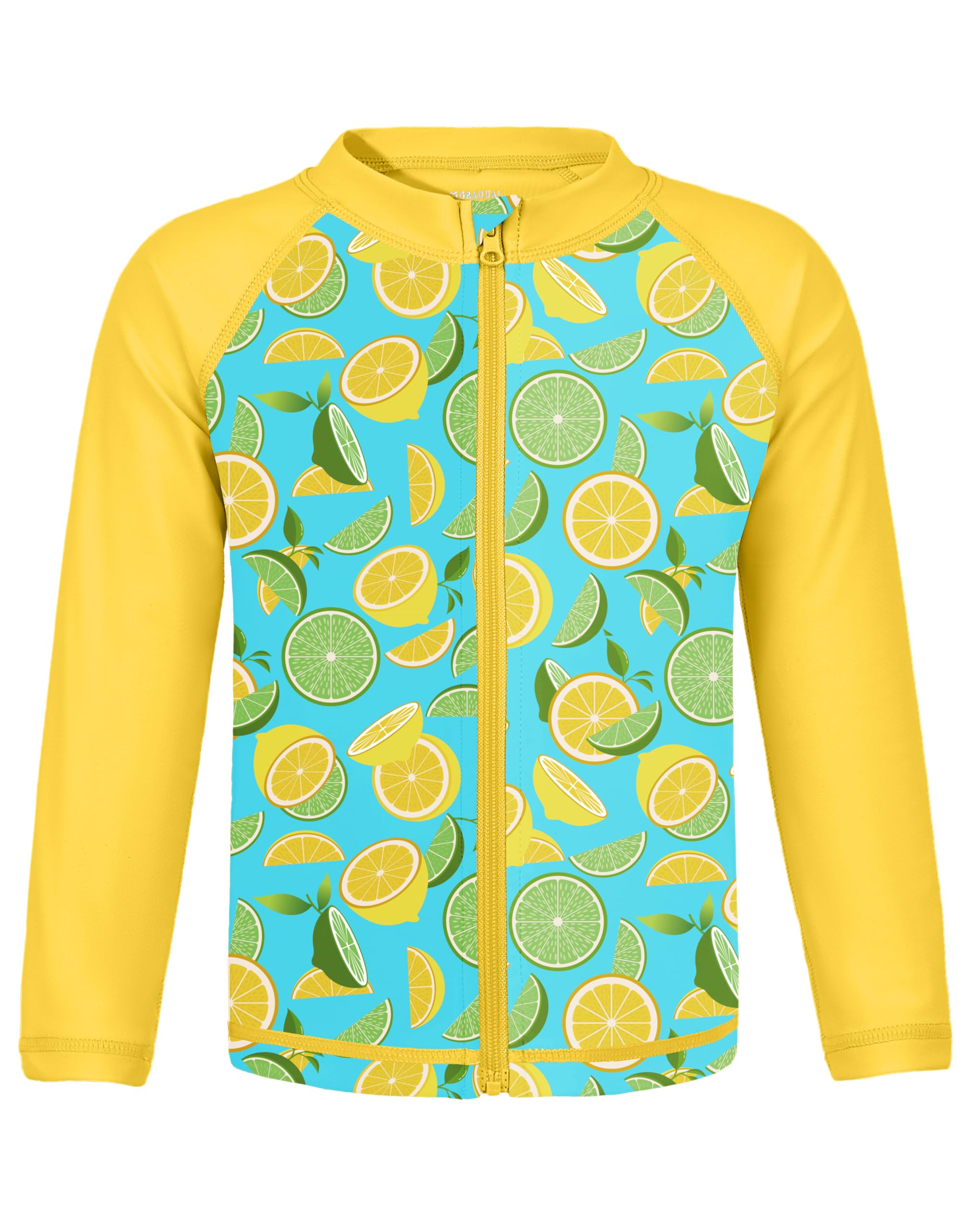 Toddler Boys Swim Shirts Rash Guard Long Sleeve UPF 50+ Sun Protection