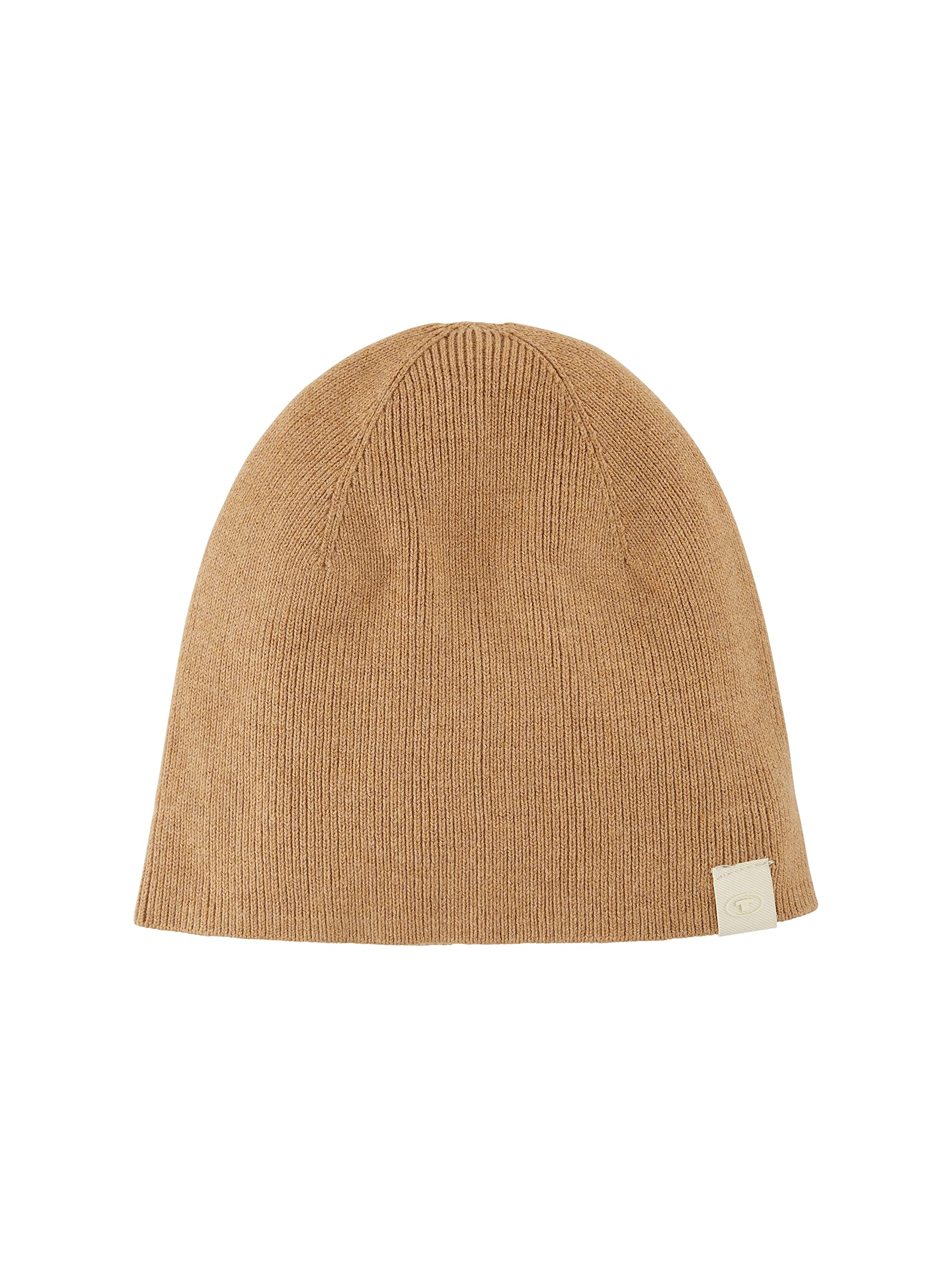TOM TAILOR Men's Beanie Wool Hat, 32722 - Beach Sand Melange, One Size