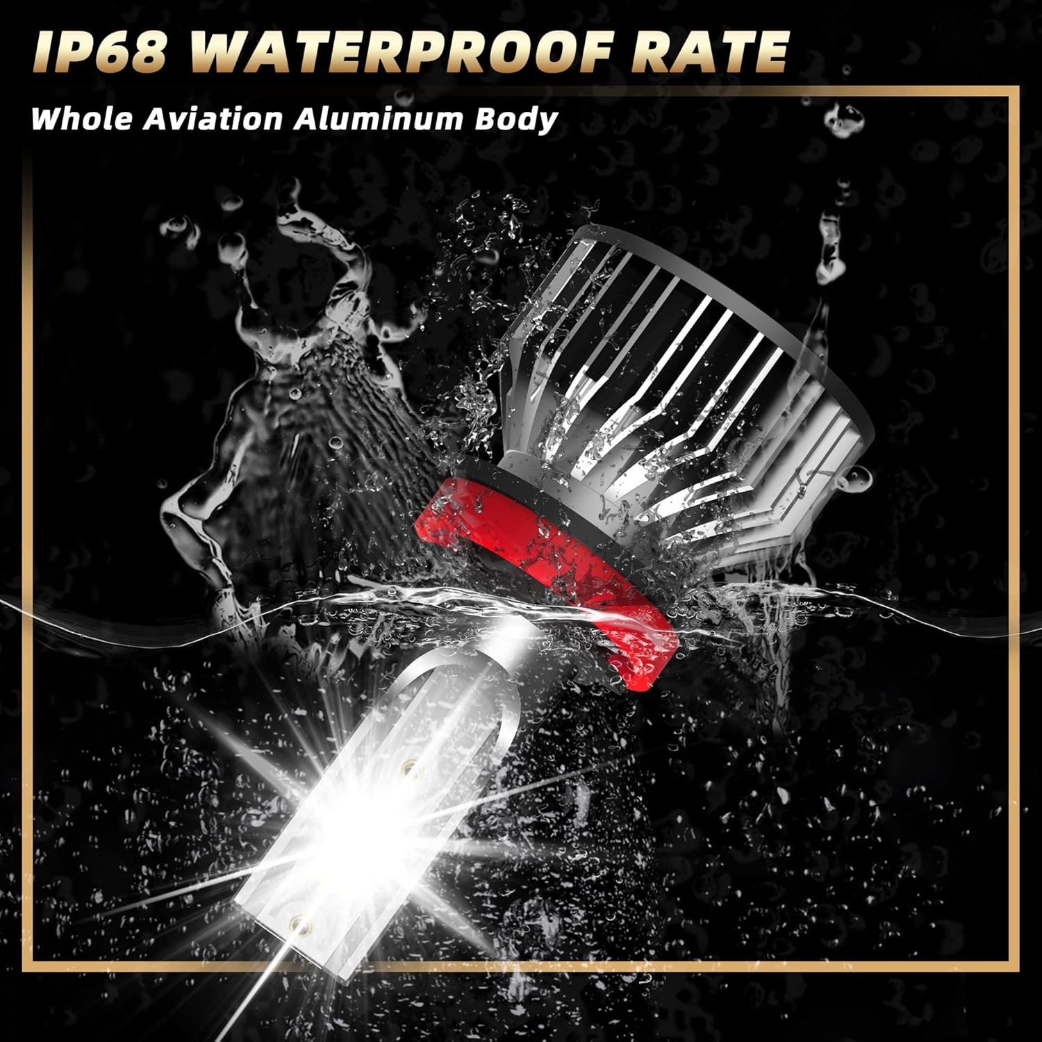 led headlight bulbs, compatible with Honda Civic 2016-2020 led headlights,9005/HB3 High Beam + h8/h9/h11 Low Beam,20000LM led headlights Combo, Pack of 4