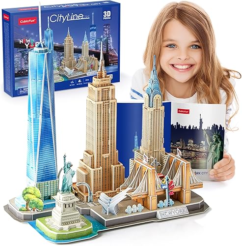 Miniatura 1 de CubicFun - Rompecabezas 3D de ciudad regalo para hombres o mujeres