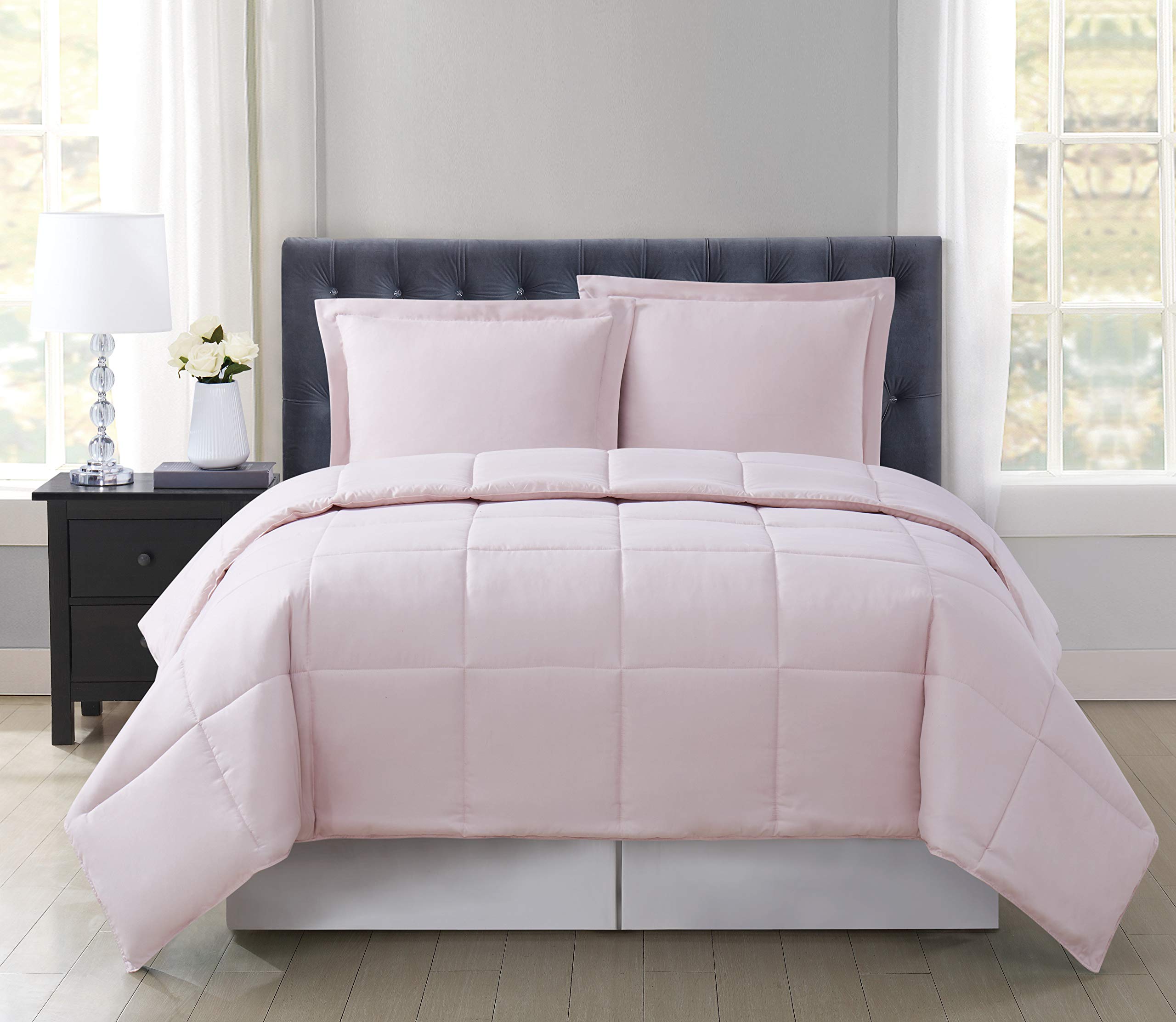 TRULY SOFTEveryday Reversible Blush Full/Queen 3 Piece Comforter Set