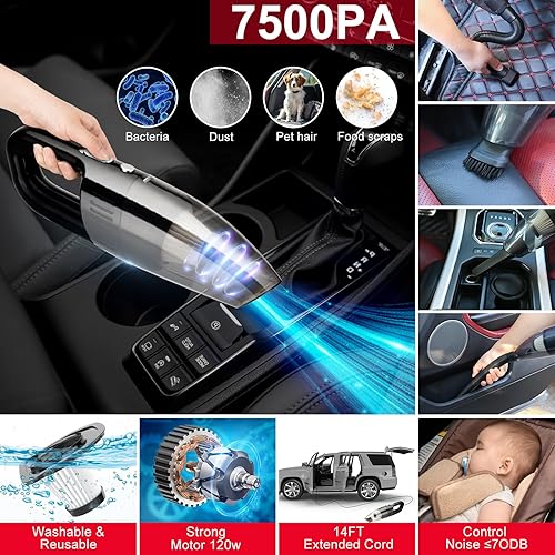 Miniatura 2 de GPUSFAK Kit de limpieza de lavado de autos de 46 piezas con pistola de espuma, cepillos de detalles, cubo plegable al vacío, herramienta de limpieza