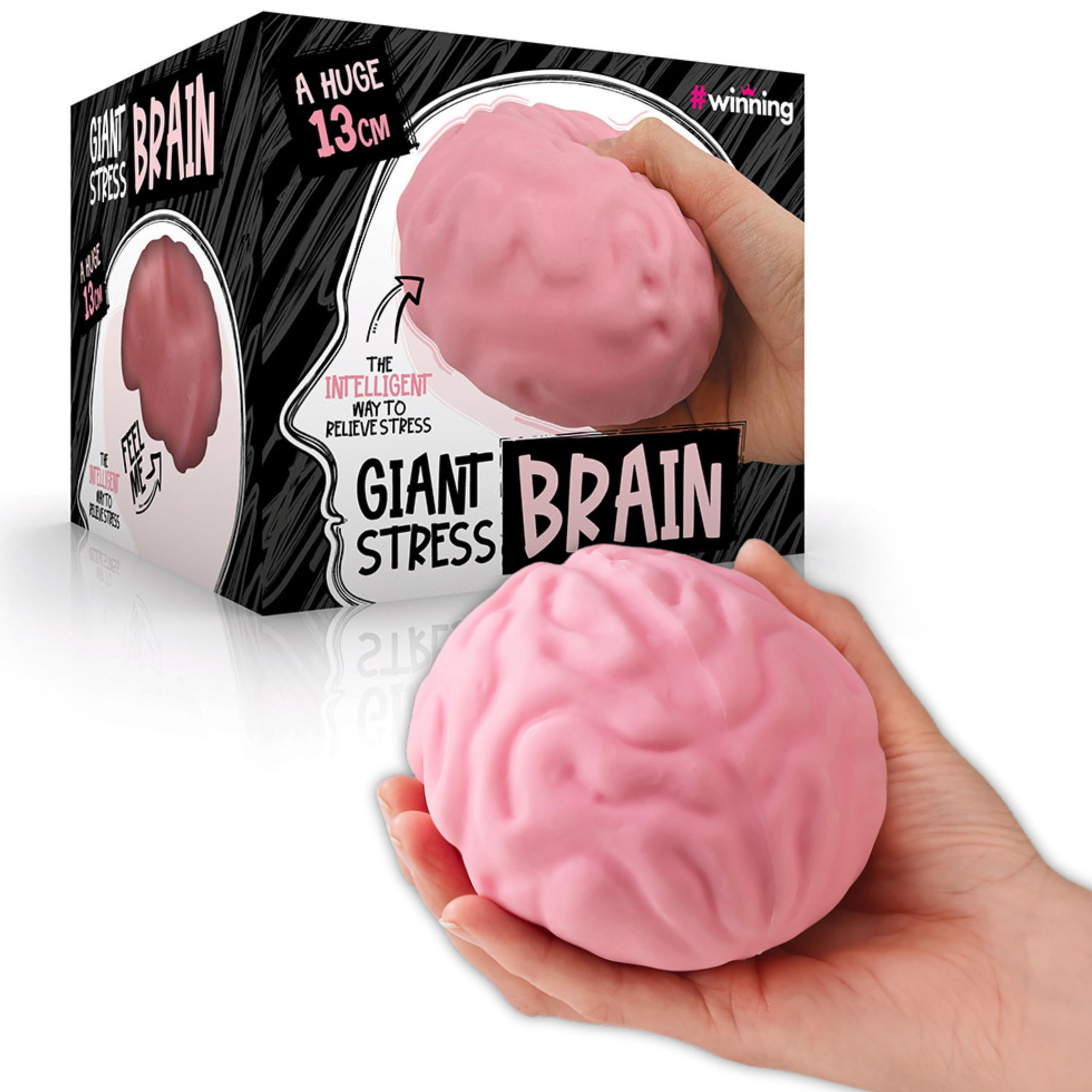 #winning Giant Stress Brain Large Squishy Anti Anxiety Hand Fidget Squeezy Ball