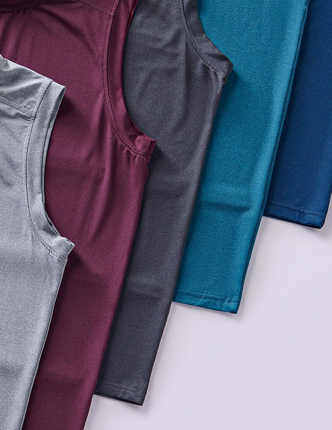 5 Pack Boys Dry-Fit Active Tank Tops Moisture-Wicking Athletic Sleeveless Shirts for Sports and Everyday Wear - Image 6