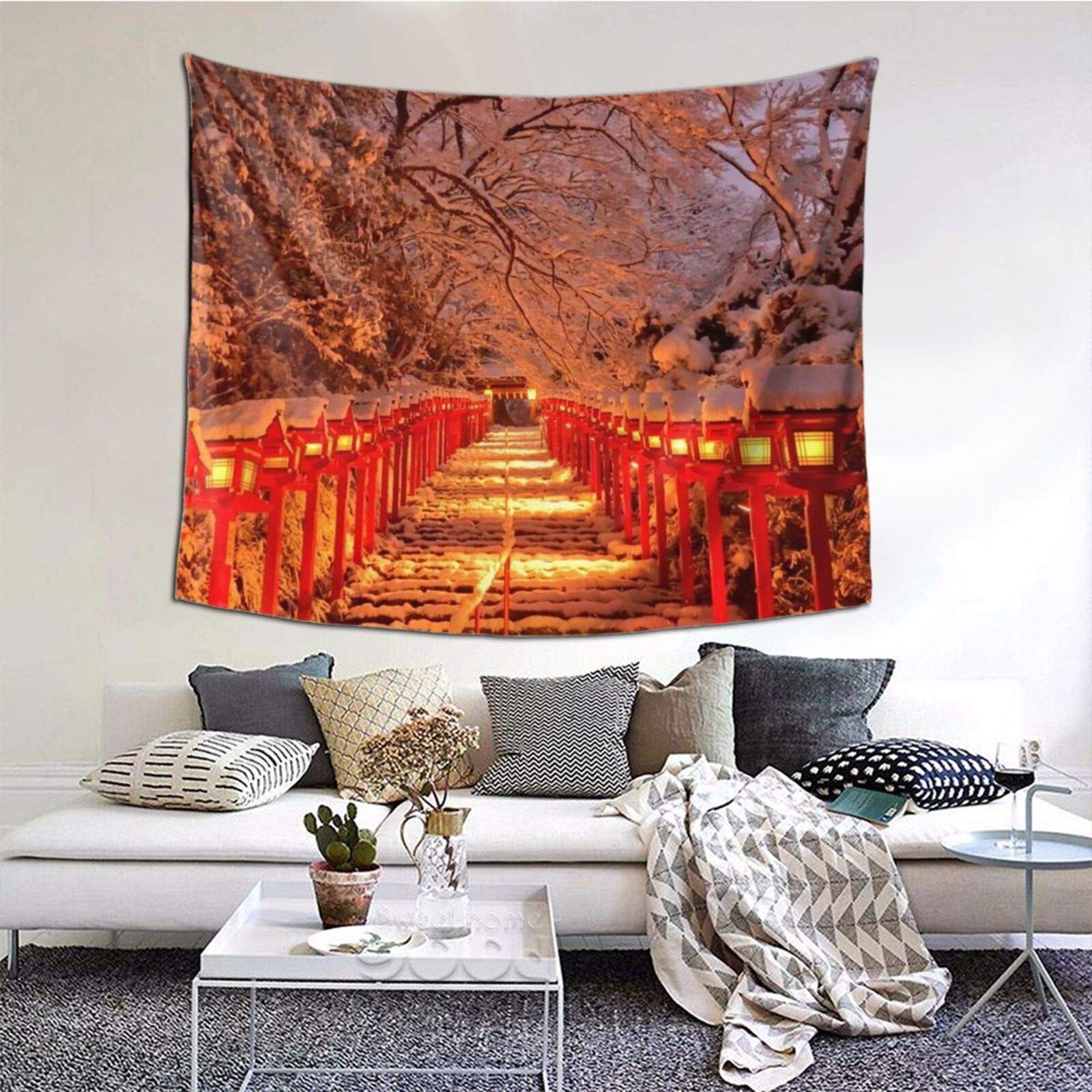 Amazon.co.jp: 貴船神社 タペストリー 壁掛けタペストリー 壁飾り壁画 Amazon.co.jp: 貴船神社 タペストリー 壁掛けタペストリー 壁飾り壁画