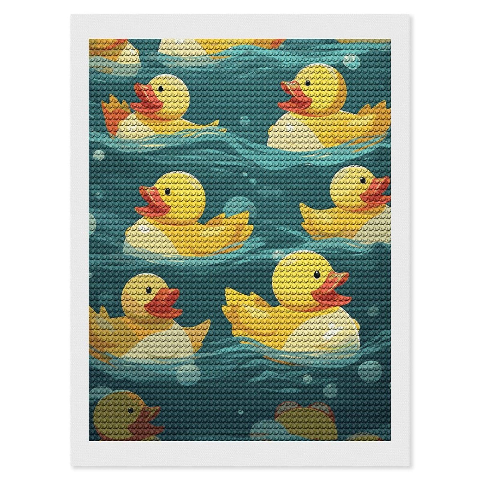 Amazon.com: BVNMT Diamond Painting Kits Rubber Ducks DIY Paint