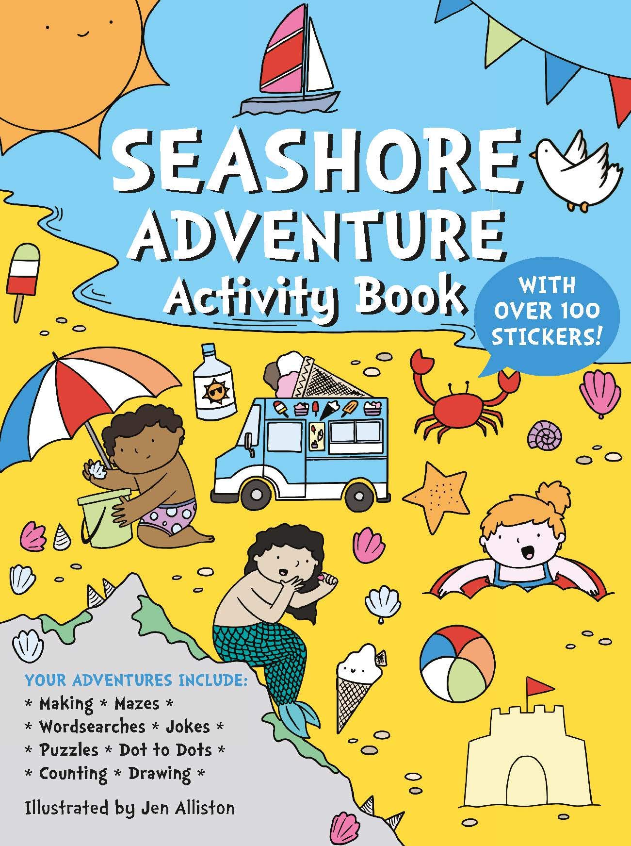 Seashore Adventure Activity Book by Jen Alliston PAPERBACK 9781787080966