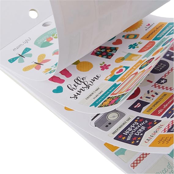 Carpe Diem 7983 Planner Essentials Seasons Mini Sticker Tablet