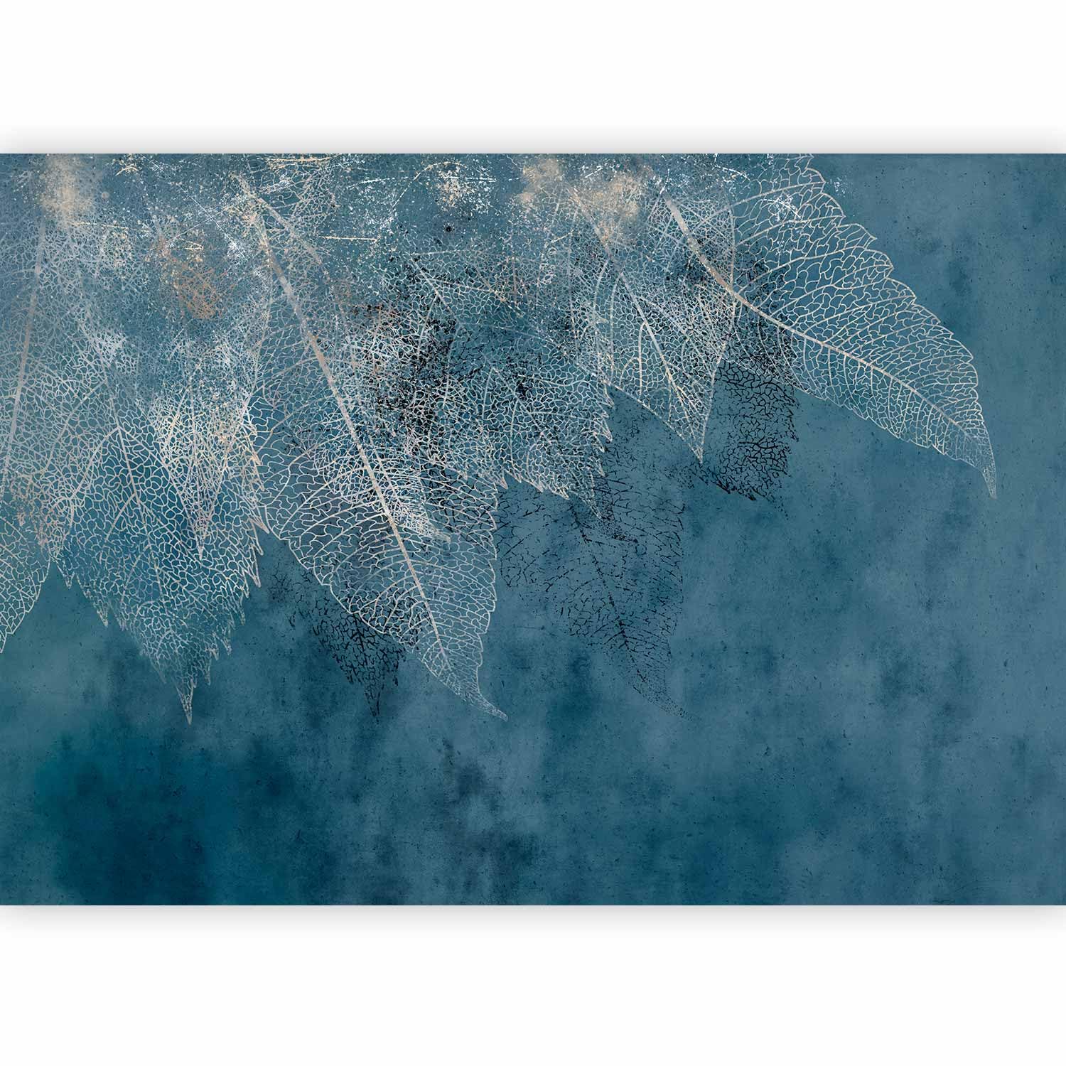 Papier peint feuilles tapisserie photo murale 450x315 cm