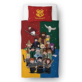 Character World Harry Potter Official LEGO® Single Childs Duvet Cover