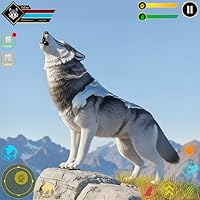 Wild Wolf Attack Simulator - Wolf Animal Clash Games