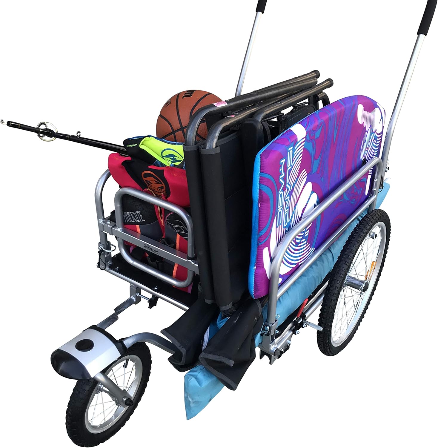 Promo Pricing  Booyah’s Cargo Stroller and Bicycle Bike Trailer Suspension Beach Sport Cart Photo