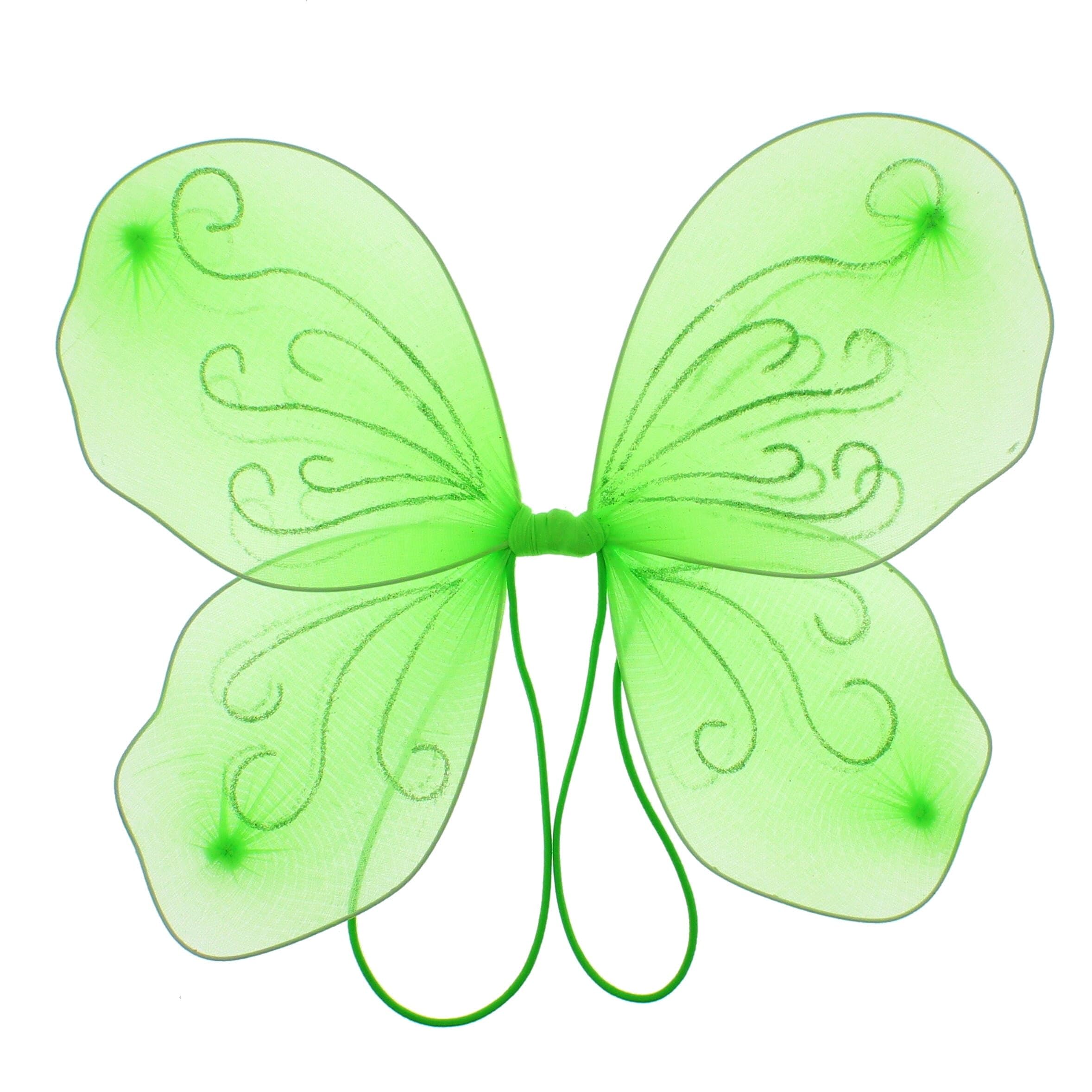 Zac's Alter Ego Small Girls Fancy Dress Glitter Butterfly Fairy Wings