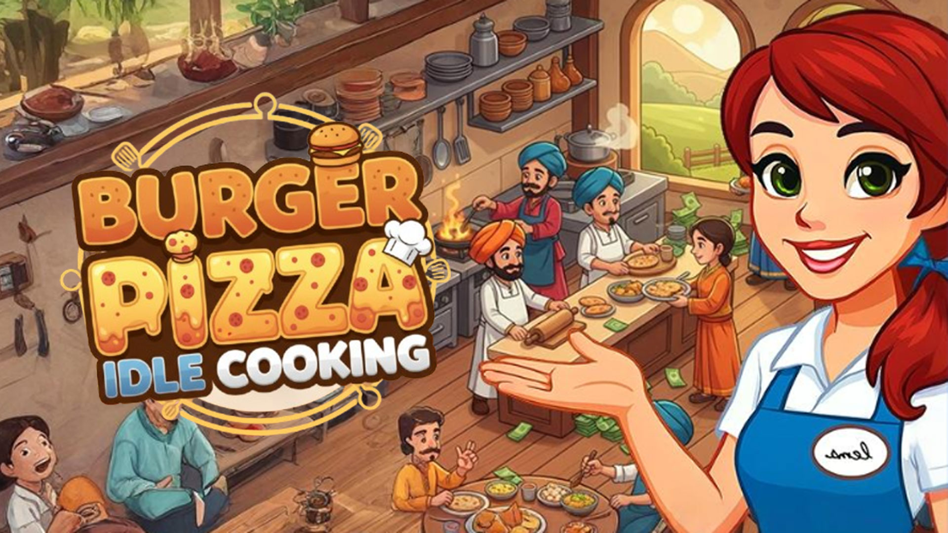 Burger Pizza Idle Cooking: Restaurant Rush & Food Tycoon 3D Game-Amazon ...