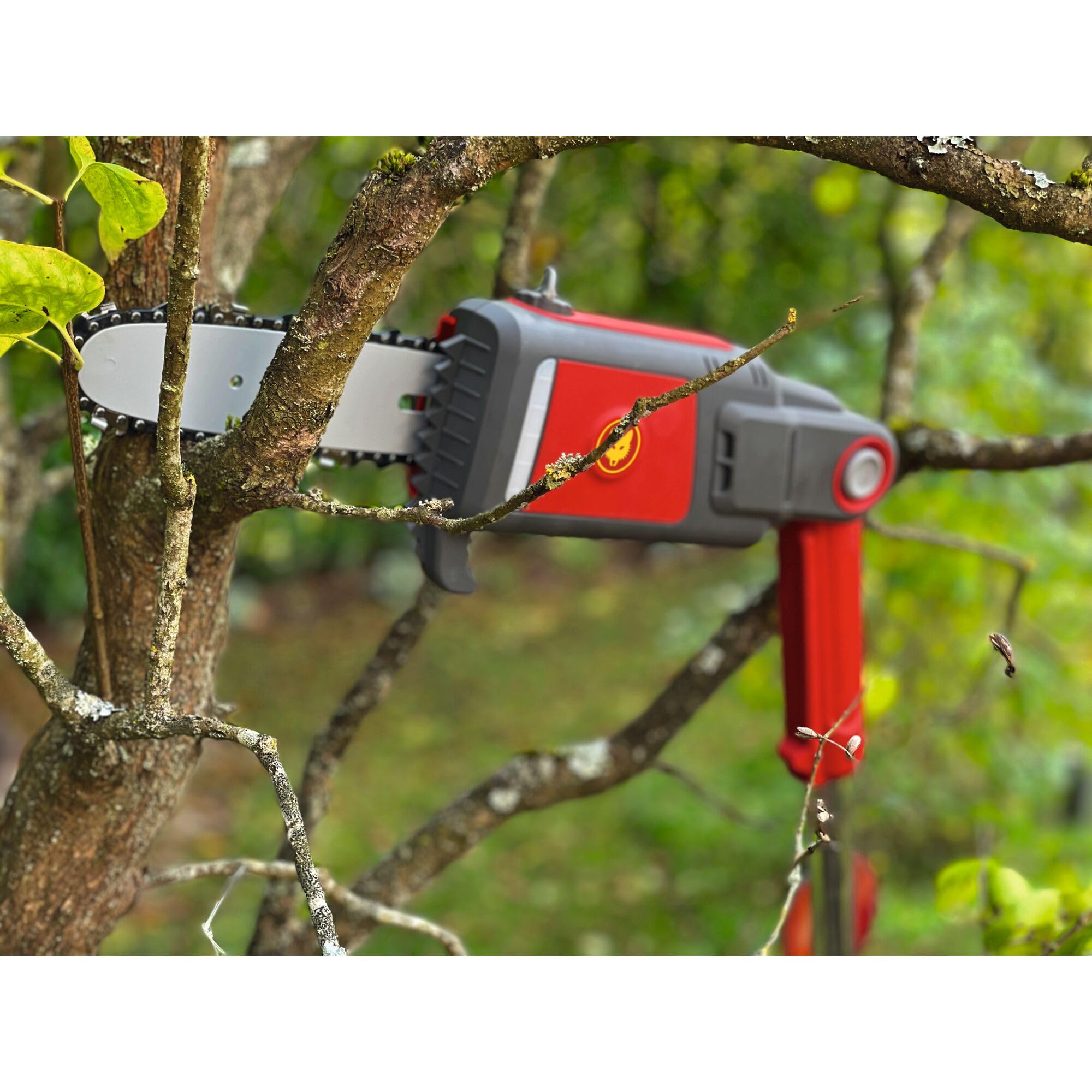 WOLF-Garten 72AMP3-1650; e-Multi-Star PS 20 Em Potatore con Testa di Lavoro Orientabile, Regolazione della Tensione e Cambio della Catena senza Utensili