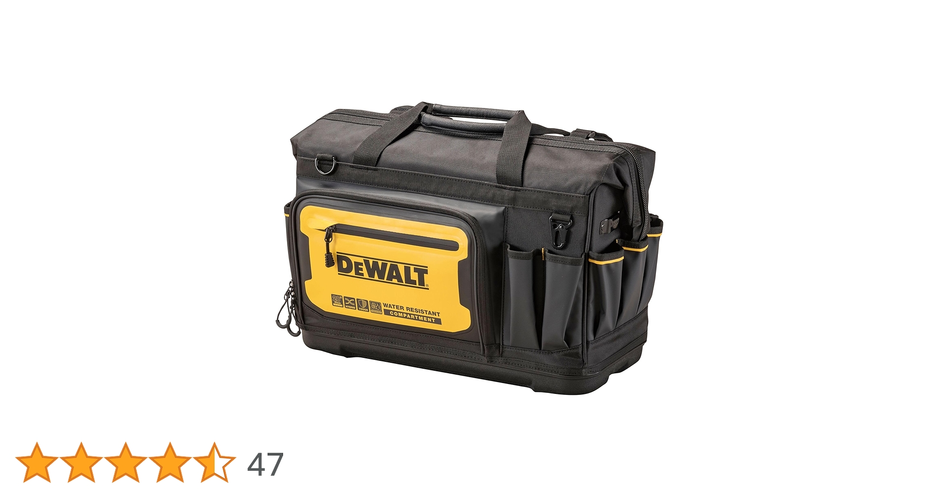 Amazon | デウォルト(DEWALT) 角型バッグ 撥水 撥塵 耐久性 収納