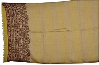 Woollen Scarves for Women with Mankolam Prints on the Borders Great Accessory for Fall/Winter