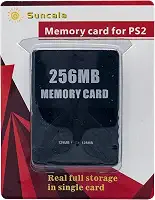 Cartão de memória Suncala de 256 MB para PlayStation 2, cartão de memória de alta velocidade para Sony PS2, 1 unidade