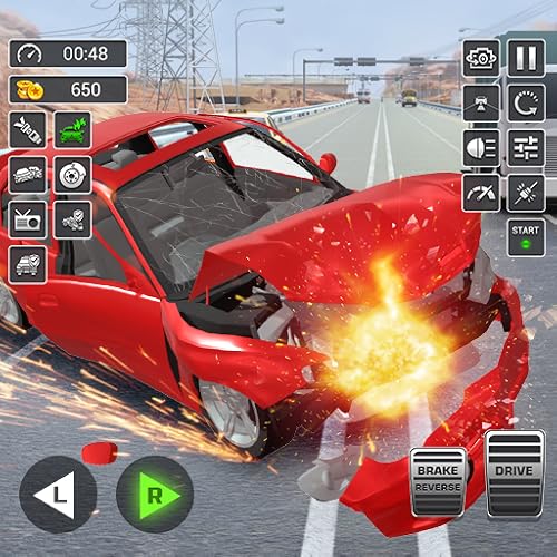 Derby Crash Racing Simulator 3D Game Open World – Real Car Crash Destruction Games