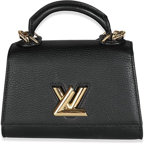 Louis Vuitton, Pre-Loved Black Taurillon Twist One Handle BB, Black