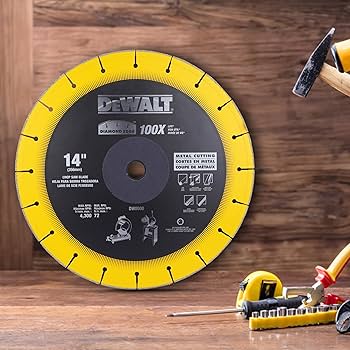 DEWALT DW8500 14-Inch (355mmx4.00mm) Diamond Edge Chopsaw Blade