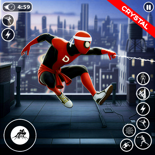 Spider Seilheld Abenteuer 3D: Verbrechensbekämpfer – Crystal