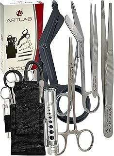 German-EMT First Responder Medical Tool Set of 6-Adjustable Nylon Belt Pouch-EMT Shear 7.25