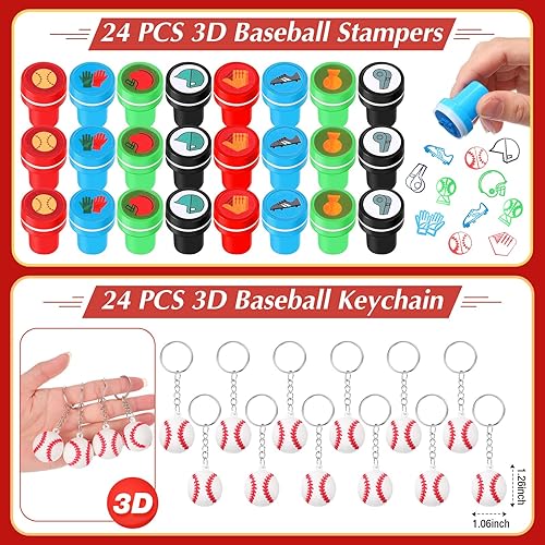 Miniatura 6 de Aoriher Juego de 242 piezas de artículos de papelería para la escuela, baloncesto, fútbol, fútbol, béisbol, papelería, bolsa de papelería, sellador,