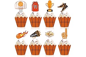 Basketball Cupcake Liners for Budding Ballers