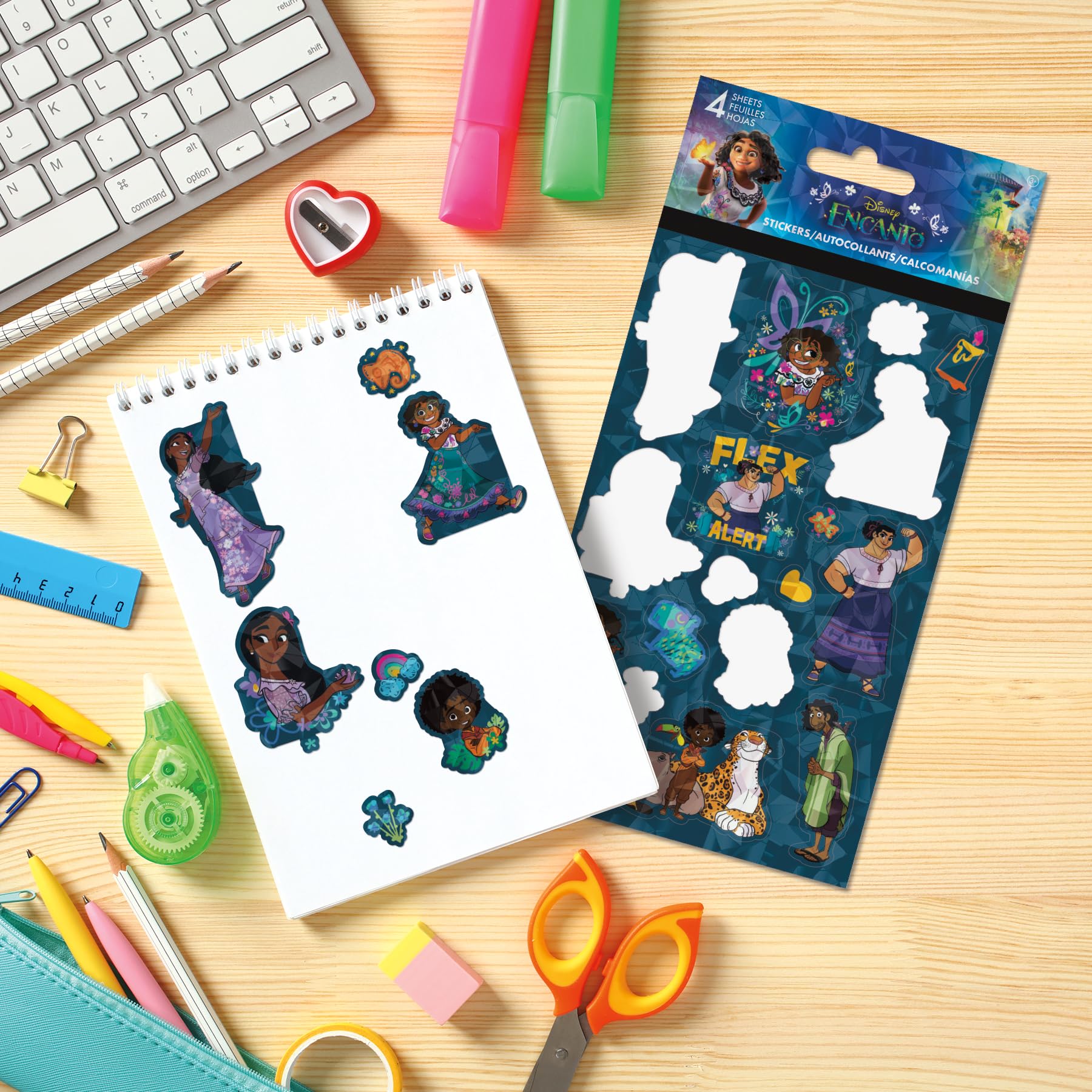 Amazon.com: Encanto Standard Sticker - 4 Sheet : Toys & Games