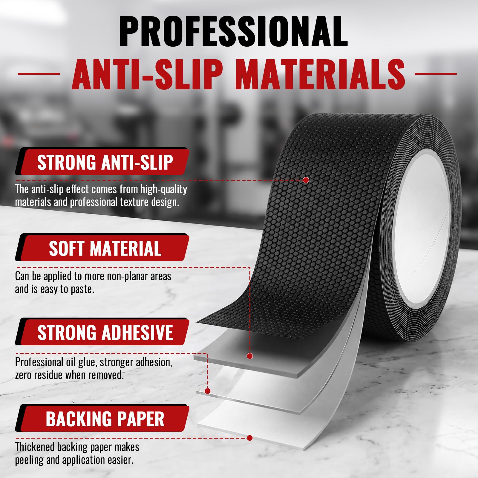 Rubber Grip Tape - Enhanced Tool & Handle Grip -7 Rubber Grip Tape - Enhanced Tool & Handle Grip -7