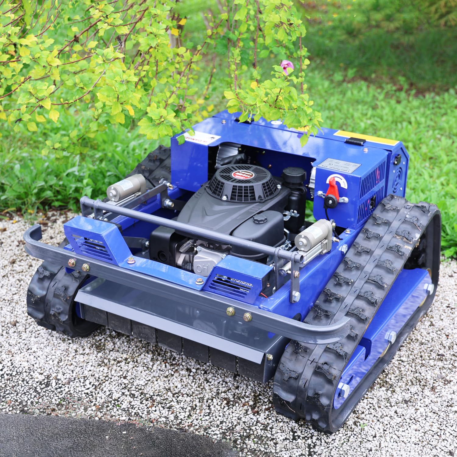 Tosaerba radiocomandato 4WD, altezza di taglio 2 – 15 cm – robot tosaerba 100% pendenza (45°) – (modèle avec)