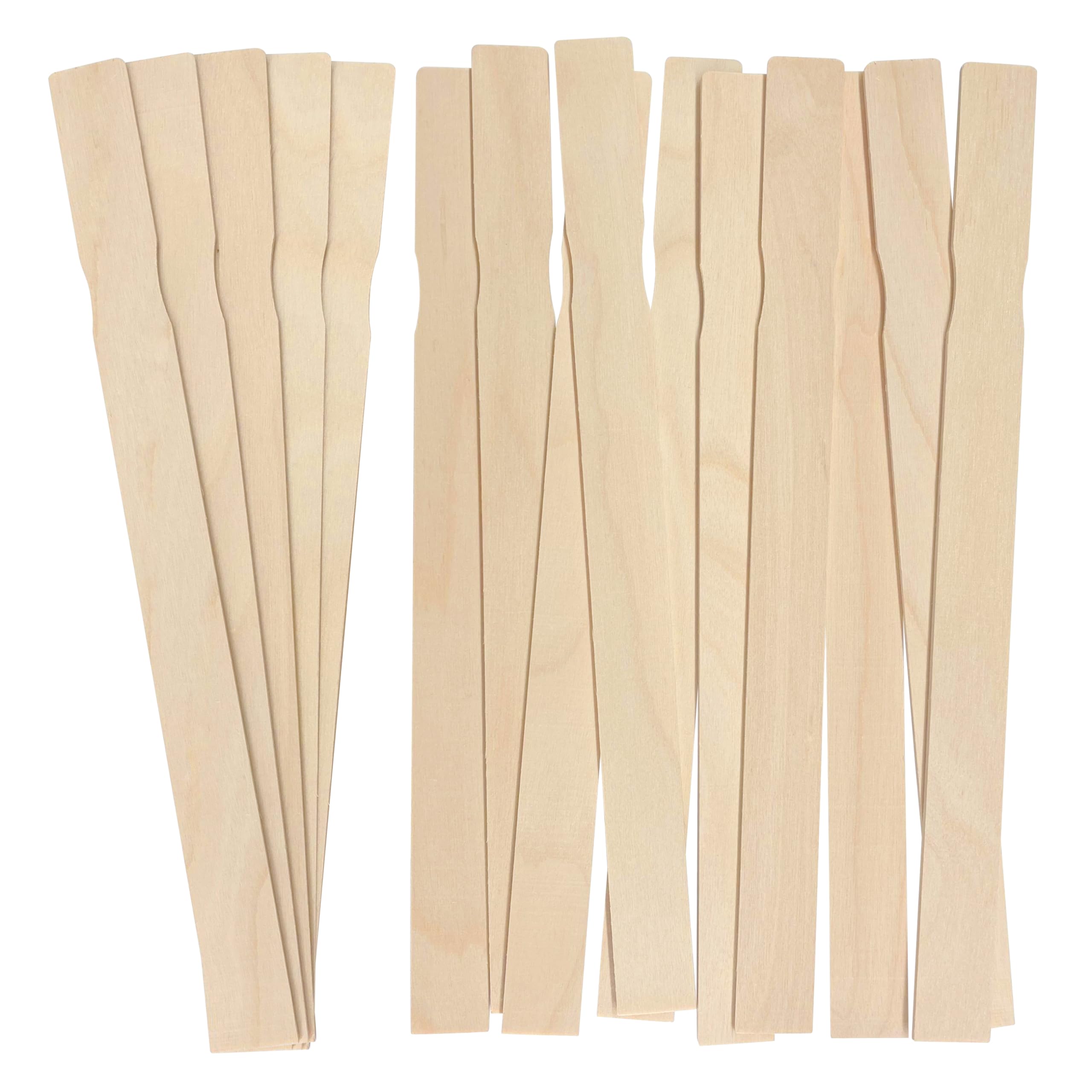 15 Stück Holzrührstäbchen, Farbrührer, 30,5 cm Farbmischstäbe für Epoxy und Harz, Bibliothek und Garten Marker