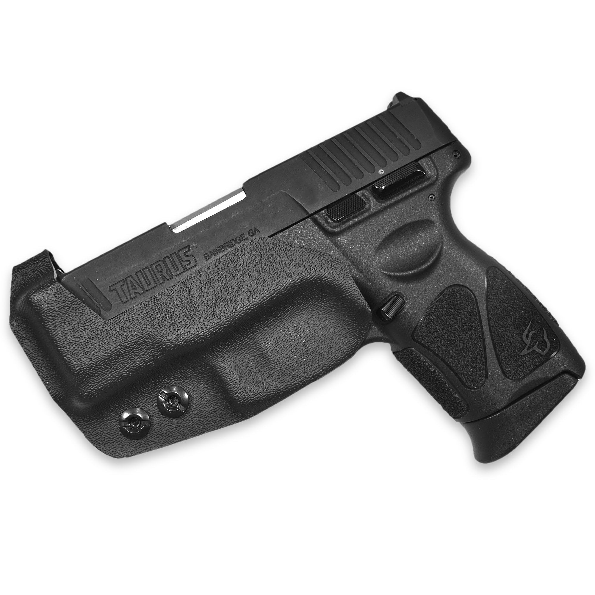 IWB Extra Low Profile Thong - Inside The Waistband Holster - fits Taurus G3C/G2C (Black, Right)
