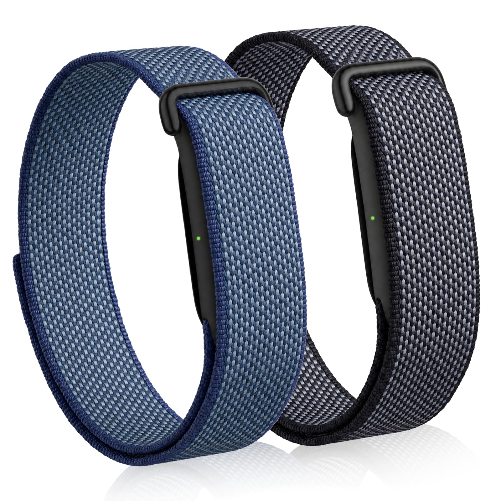Hexasider 2 Pack Nylon Sport Strap Compatible with Google Fitbit Air