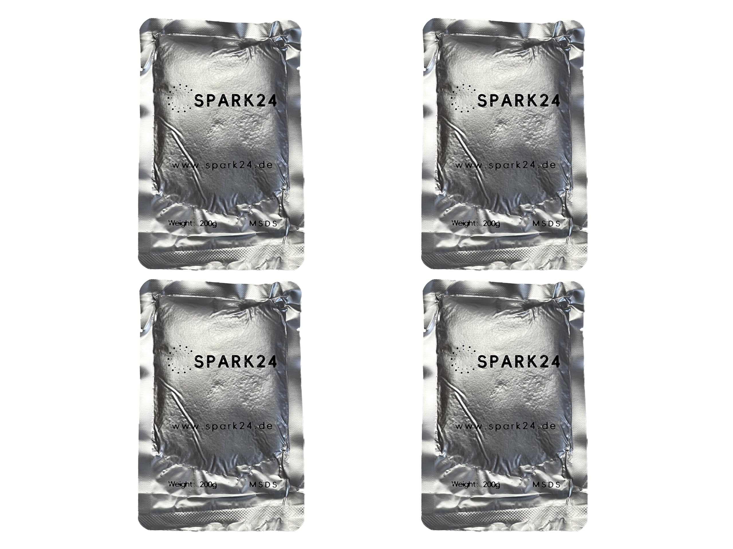 Granulaat voor Cold Spark Machine, 4x poeder titanium vonken, 4-delige verpakking, 4 stuks