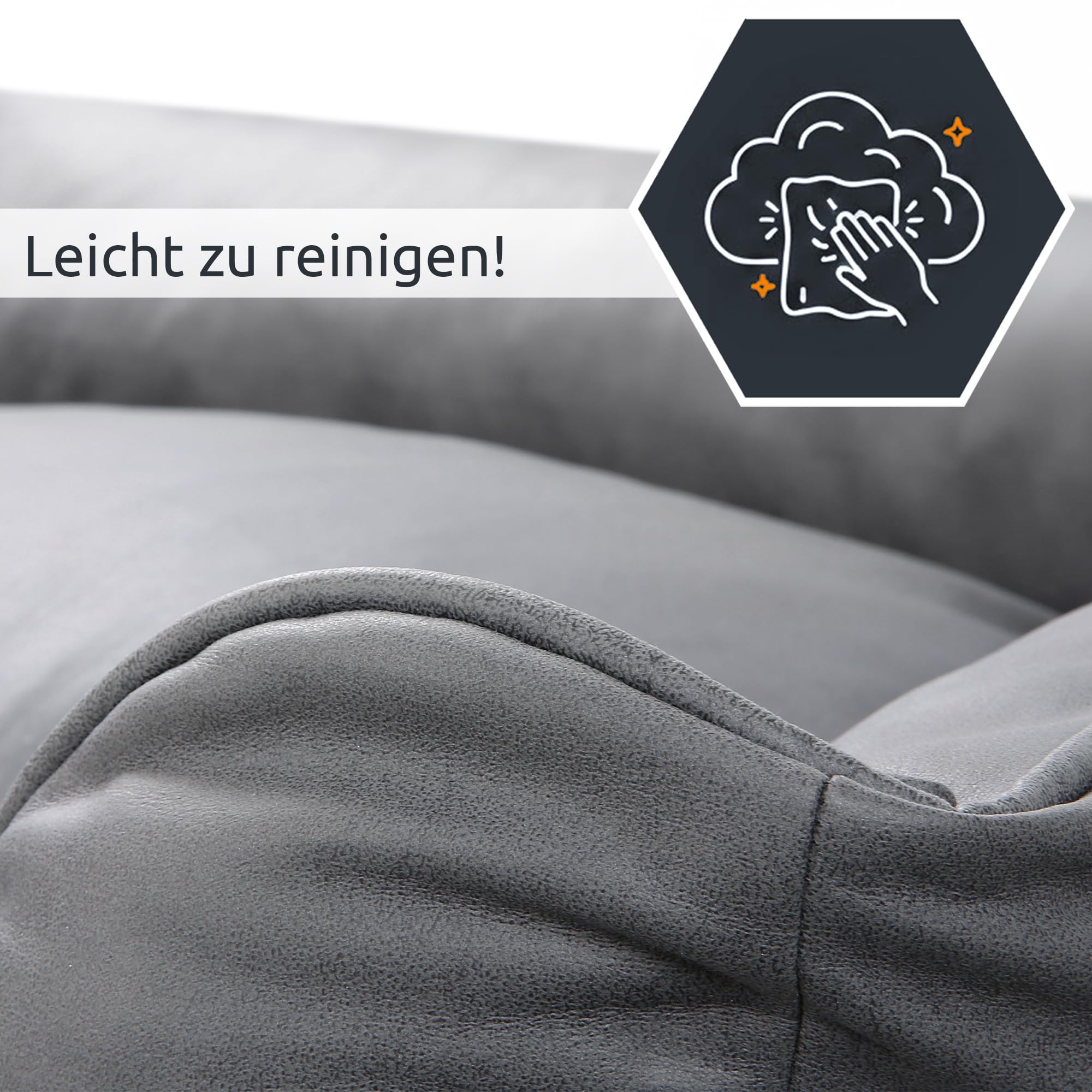 your GEAR Belluno 80 x 120 cm Cama ortopédica para Perros, Cesta para Perros, Lavable
