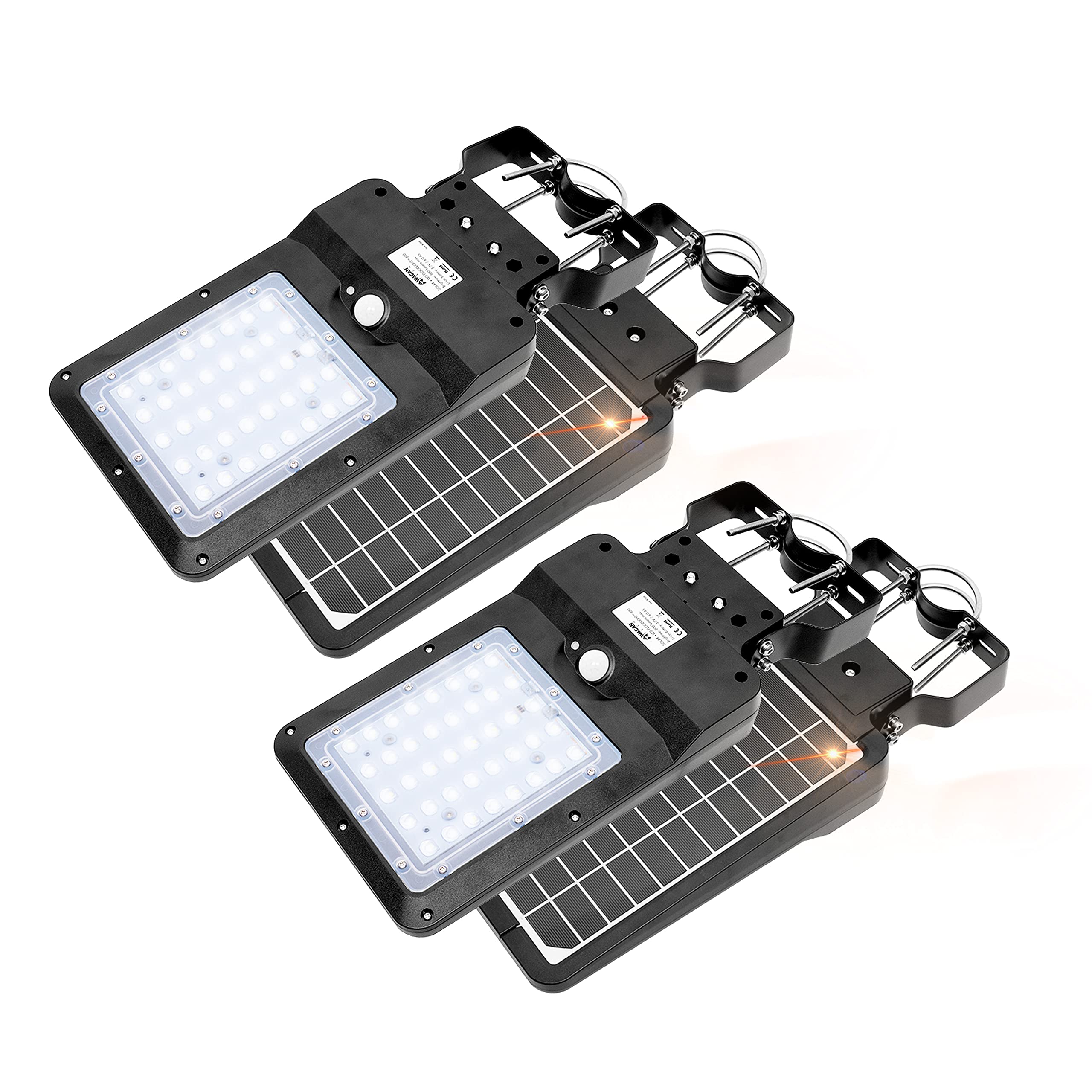 Wagan EL8588 1000 Lumen Integrated Solar Street Lamp Security