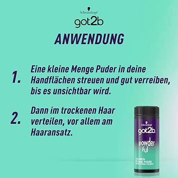 Got2B Schwarzkopf Powder'Ful Volumizing Styling Powder, 10g
