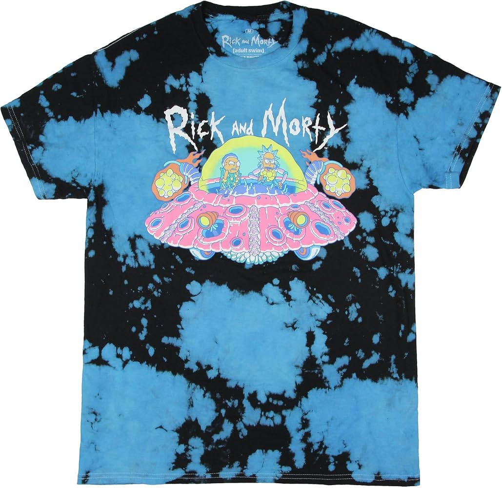 rick and morty shirt tie dye