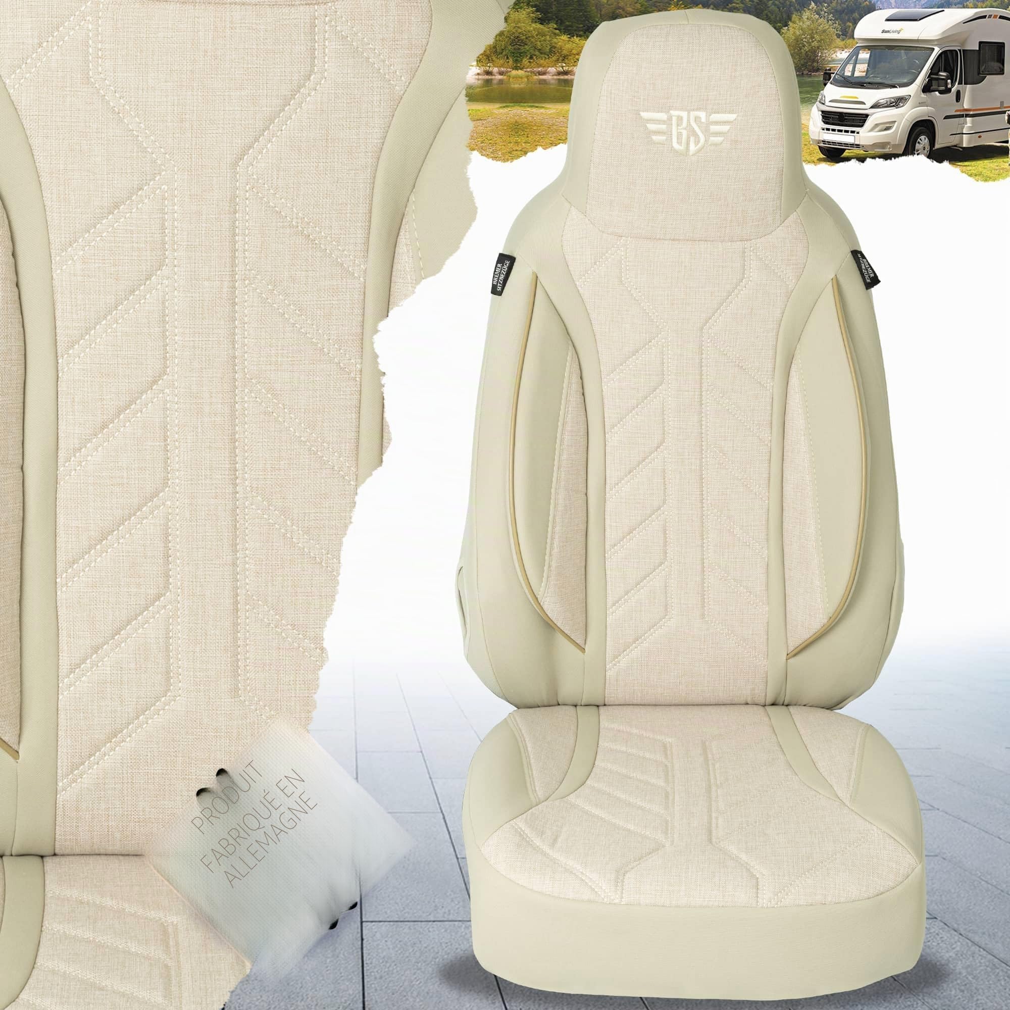 BREMER SITZBEZÜGE Housses de Protection pour Camping-Car Fiat Ducato Camper Hunter PLKT205