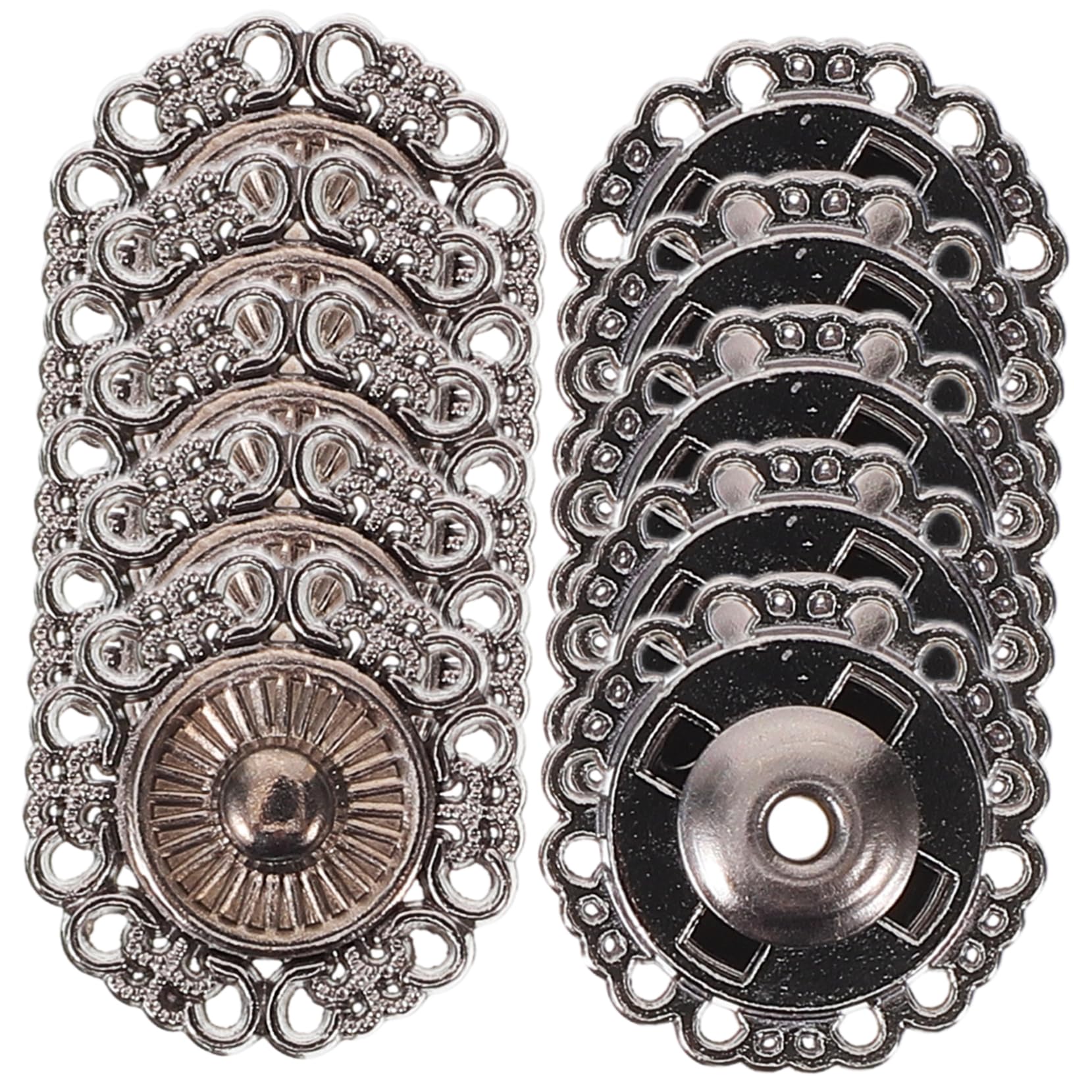 Artibetter 4 set Bottoni Automatici Bottoni Per Abbigliamento Bottoni Per Artigianato Bottoni Per Giacche Bottoni Automatici Bottoni Per Maglioni Bottoni In Tessuto 25 pezzi * 4