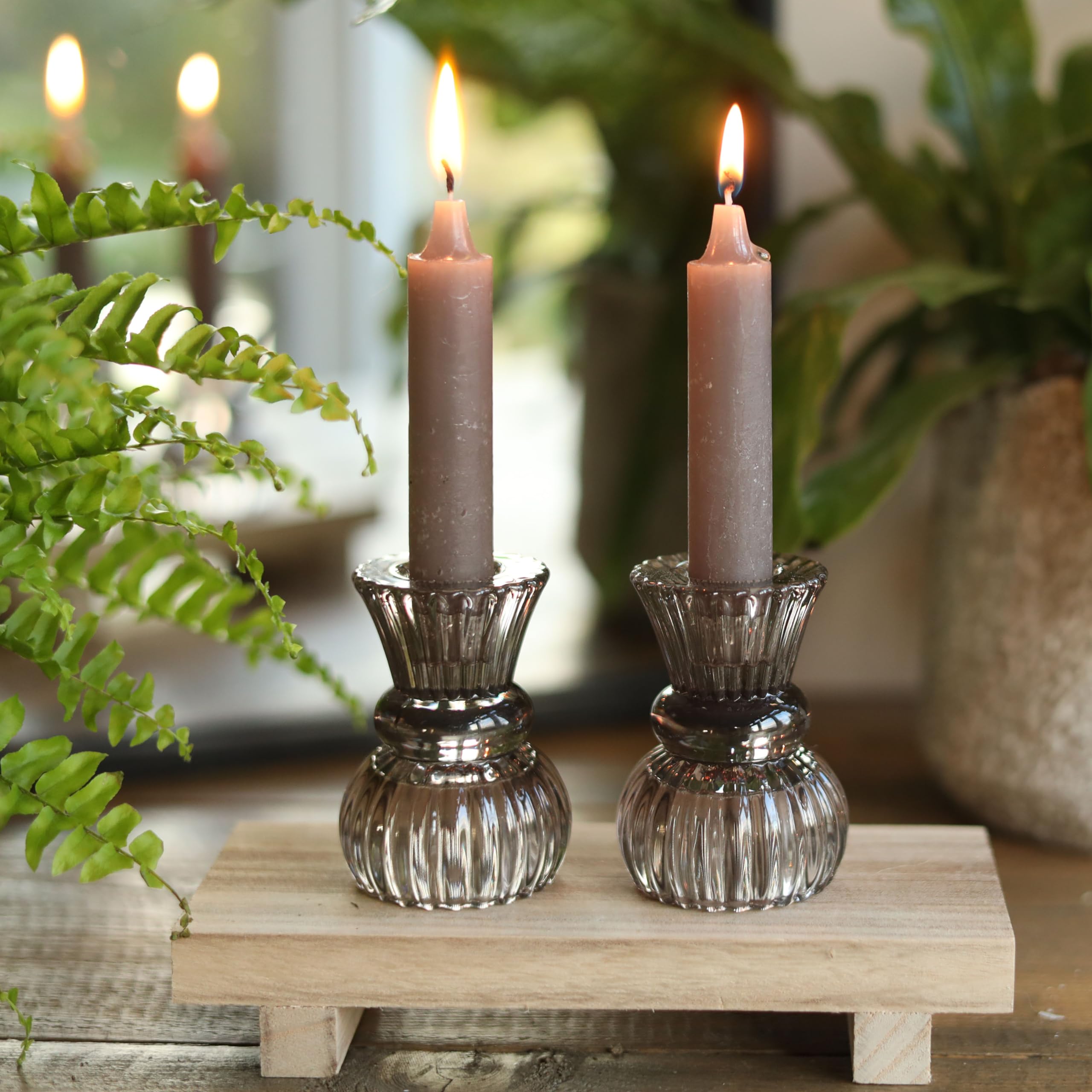 Set 7 Candele Coniche Talpa 11cm - Paraffina, Durata 4+ Ore, Stile Scandinavo, Per Decorazione - Foto 3