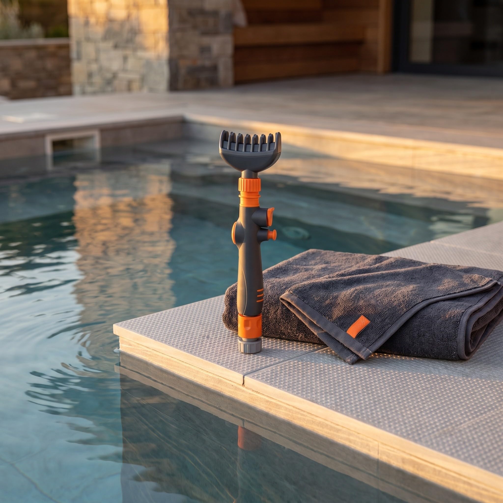 UKCOCO Herramienta de Limpieza de filtros de Piscina con chorros de Agua y