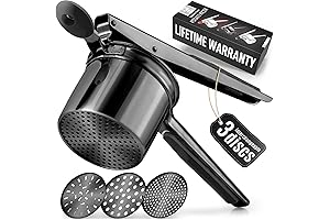 Zulay Kitchen Premium Twisting Potato Ricer, Professional Potato Masher and Ricer 15 Oz
