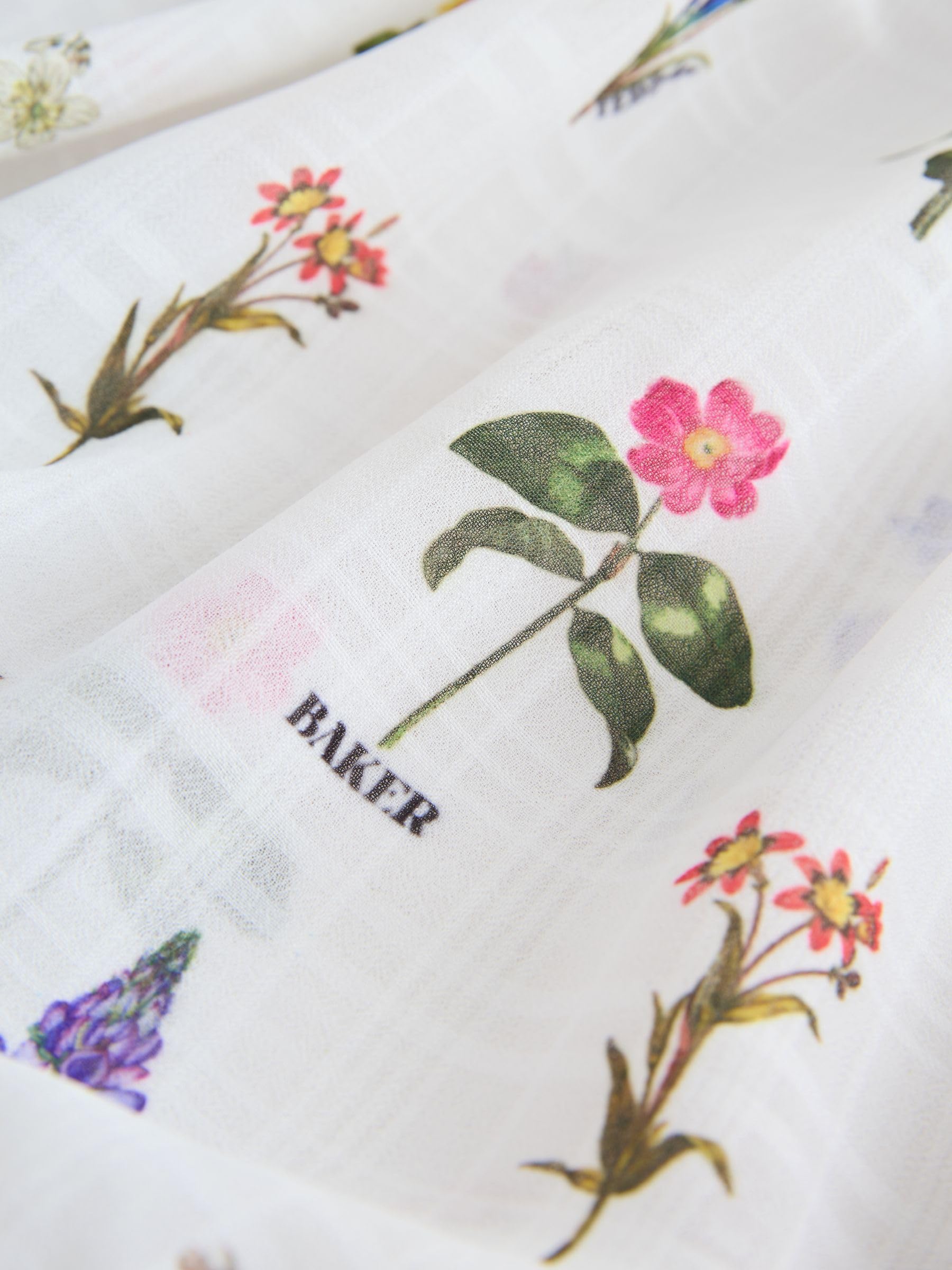Mädchen Kaftan mit Blumen-Print
