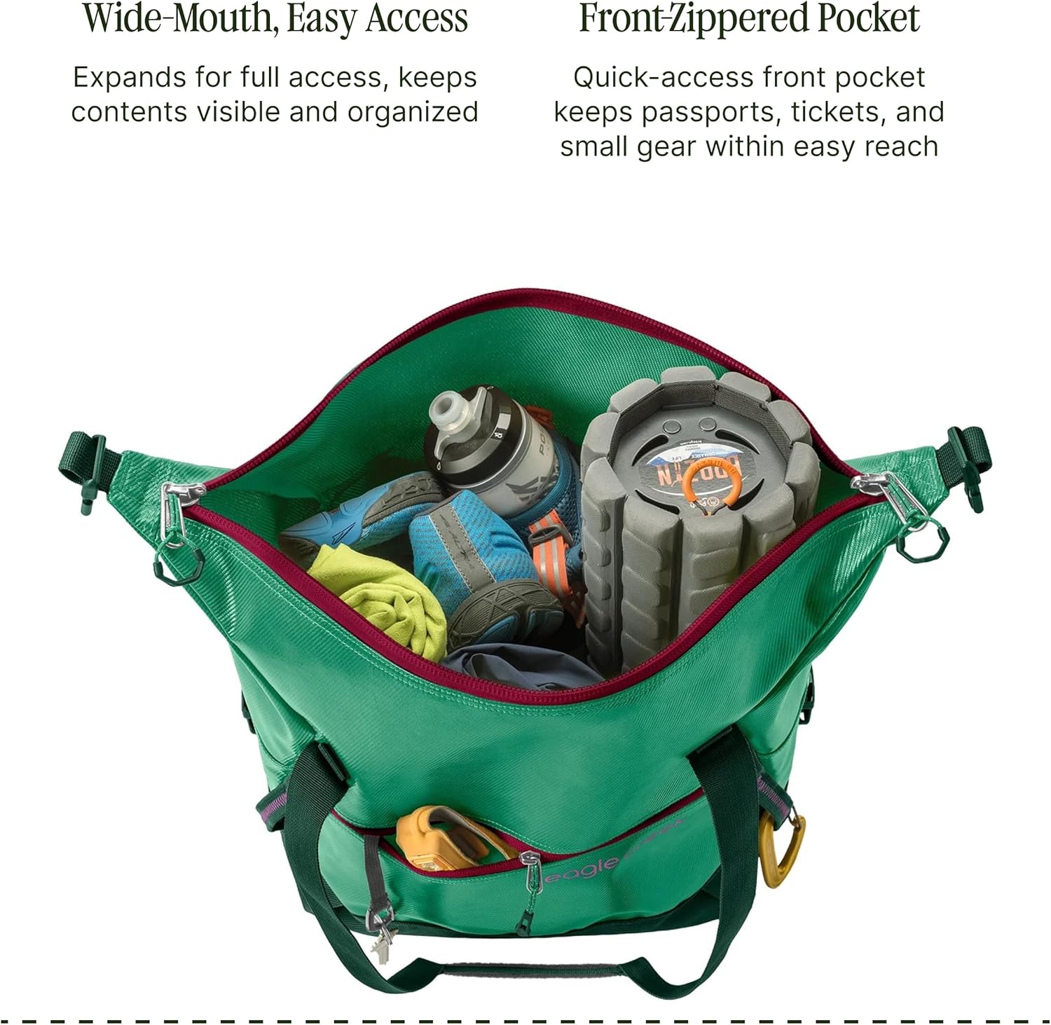Eagle Creek Migrate Tote Bag - Travel Tote with Expandable Capacity, Shoulder Straps Multiple Carry Options